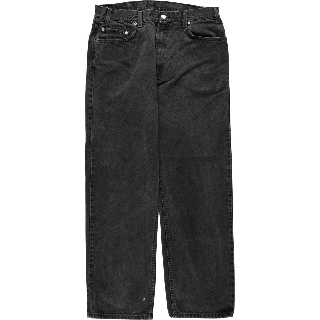 90'S Levi's 505 Tapered Denim Pants, Men's W35 (approx.), Vintage cotton black type Vintage Second Hand