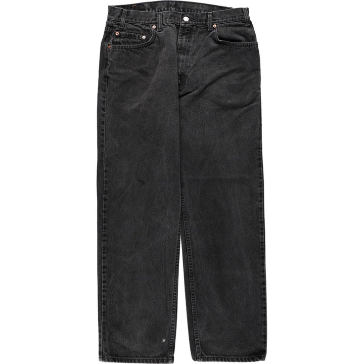 90'S Levi's 505 Tapered Denim Pants, Men's W35 (approx.), Vintage cotton black type Vintage Second Hand