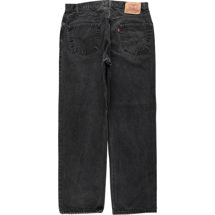 90'S Levi's 505 Tapered Denim Pants, Men's W35 (approx.), Vintage cotton black type Vintage Second Hand