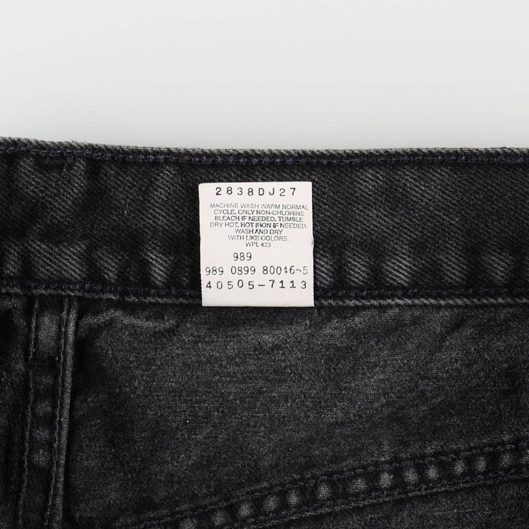 90'S Levi's 505 Tapered Denim Pants, Men's W35 (approx.), Vintage cotton black type Vintage Second Hand