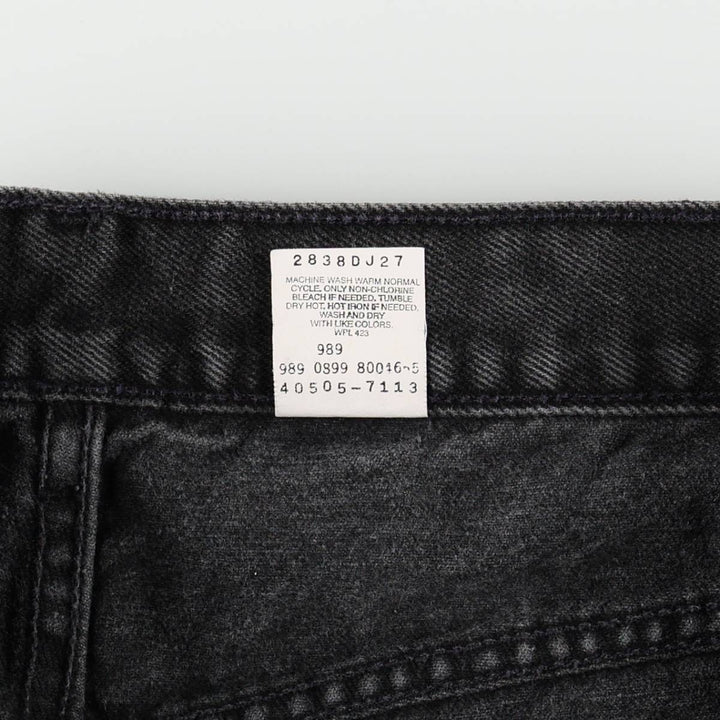 90'S Levi's 505 Tapered Denim Pants, Men's W35 (approx.), Vintage cotton black type Vintage Second Hand