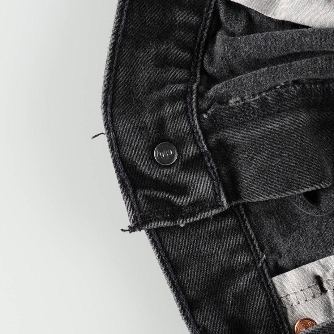 90'S Levi's 505 Tapered Denim Pants, Men's W35 (approx.), Vintage cotton black type Vintage Second Hand