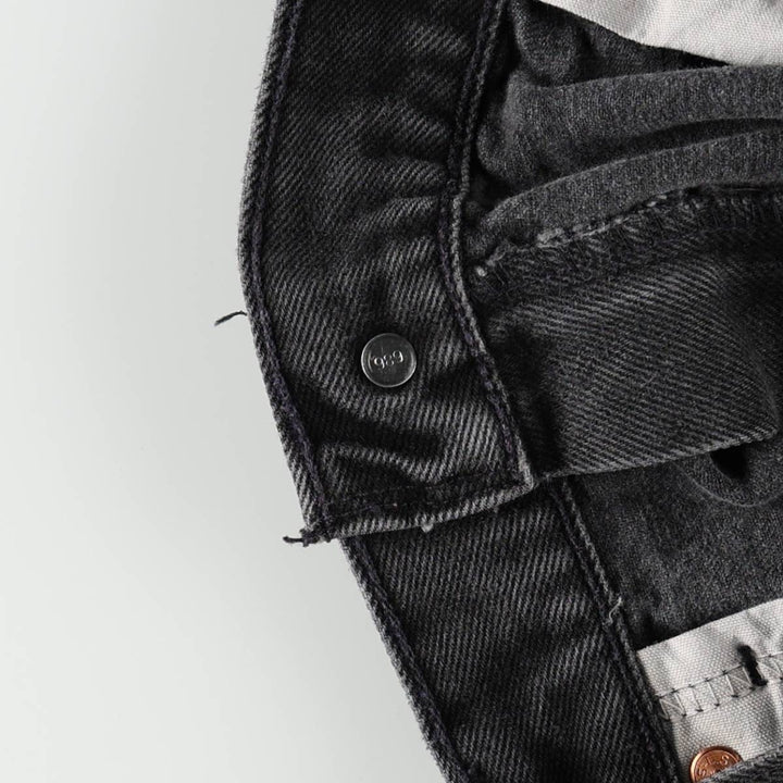 90'S Levi's 505 Tapered Denim Pants, Men's W35 (approx.), Vintage cotton black type Vintage Second Hand