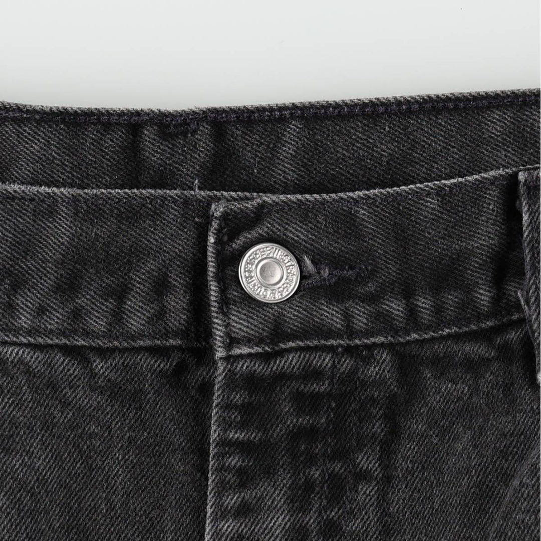 90'S Levi's 505 Tapered Denim Pants, Men's W35 (approx.), Vintage cotton black type Vintage Second Hand