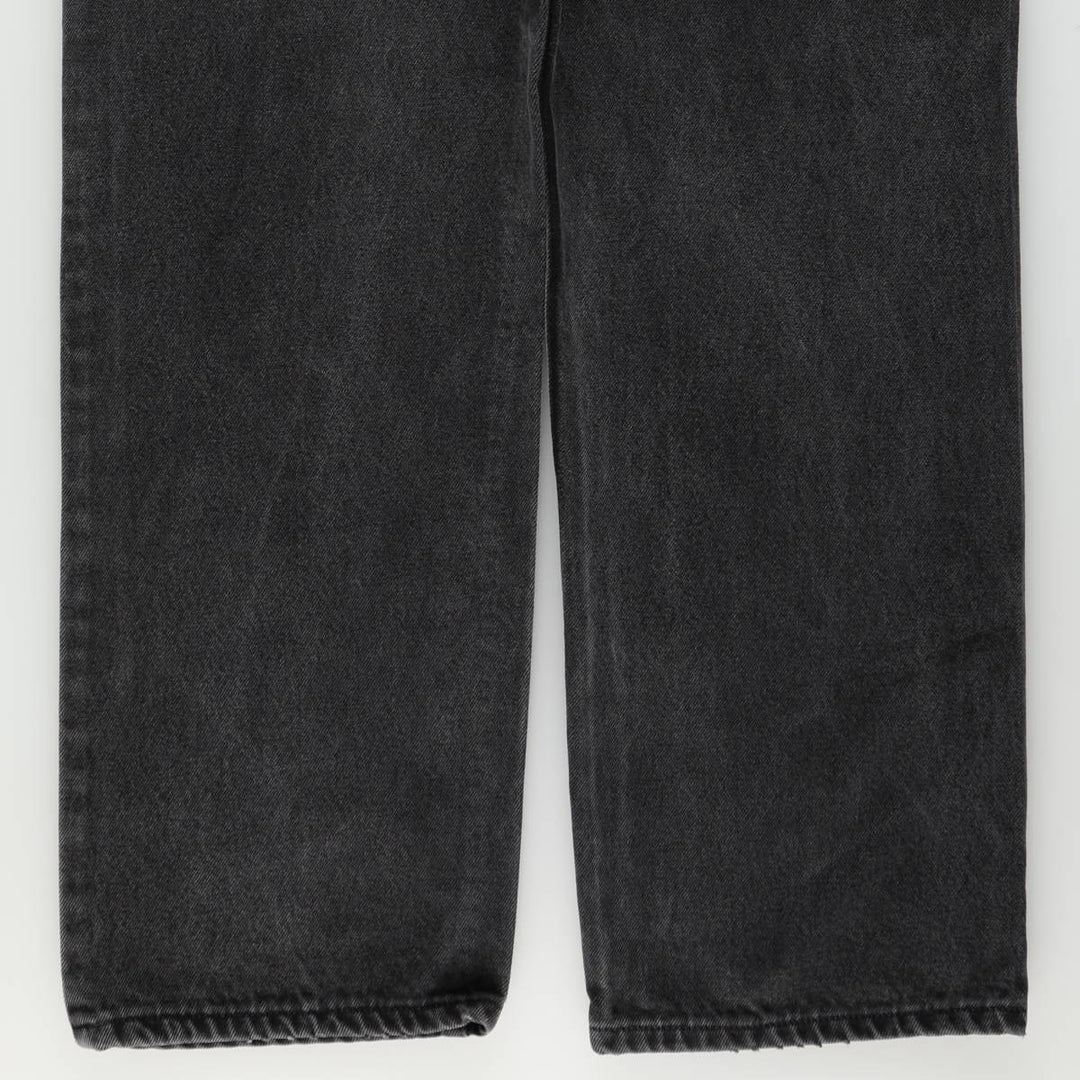 90'S Levi's 505 Tapered Denim Pants, Men's W35 (approx.), Vintage cotton black type Vintage Second Hand