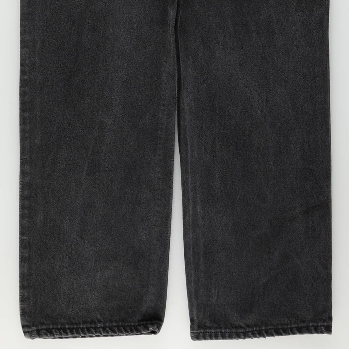 90'S Levi's 505 Tapered Denim Pants, Men's W35 (approx.), Vintage cotton black type Vintage Second Hand