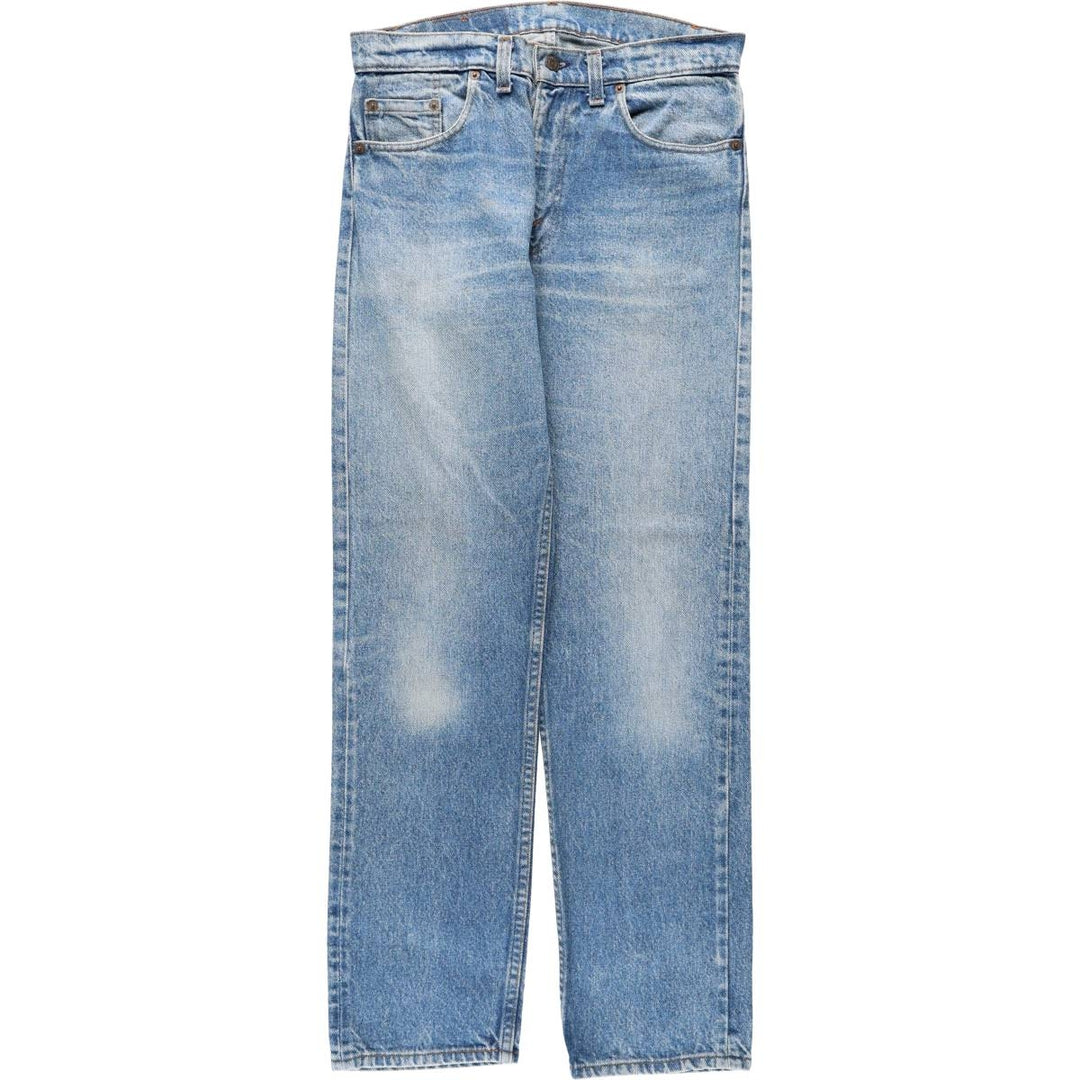 1980'S Levi's 505 Tapered Denim Pants, Made in USA, Men's Size W32 (approx.), Vintage cotton blue type Vintage Second Hand