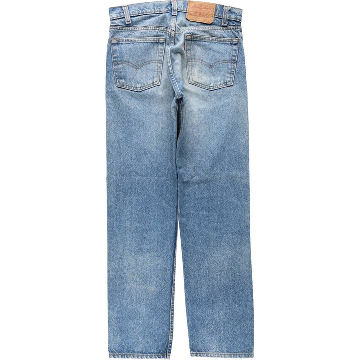 1980'S Levi's 505 Tapered Denim Pants, Made in USA, Men's Size W32 (approx.), Vintage cotton blue type Vintage Second Hand
