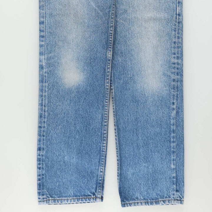 1980'S Levi's 505 Tapered Denim Pants, Made in USA, Men's Size W32 (approx.), Vintage cotton blue type Vintage Second Hand