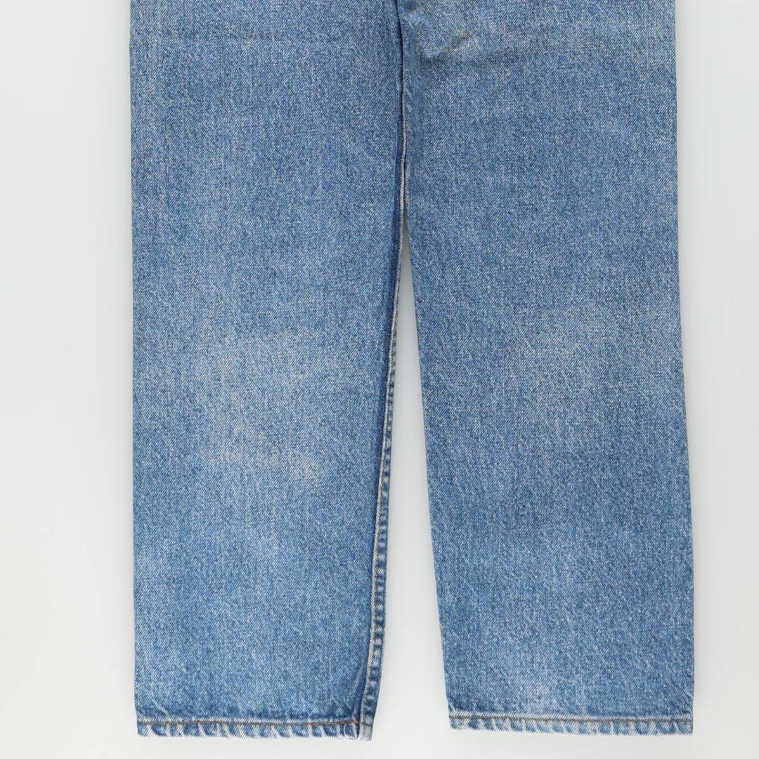 1980'S Levi's 505 Tapered Denim Pants, Made in USA, Men's Size W32 (approx.), Vintage cotton blue type Vintage Second Hand