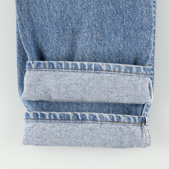 1980'S Levi's 505 Tapered Denim Pants, Made in USA, Men's Size W32 (approx.), Vintage cotton blue type Vintage Second Hand