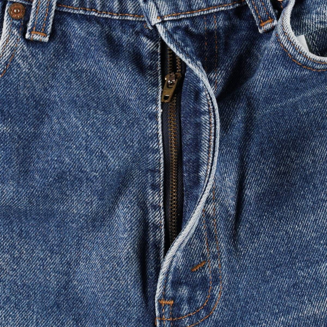 90'S Levi's 505-0216 Tapered Denim Pants, Made in USA, Men's, Size W33, Vintage cotton blue type Vintage Second Hand