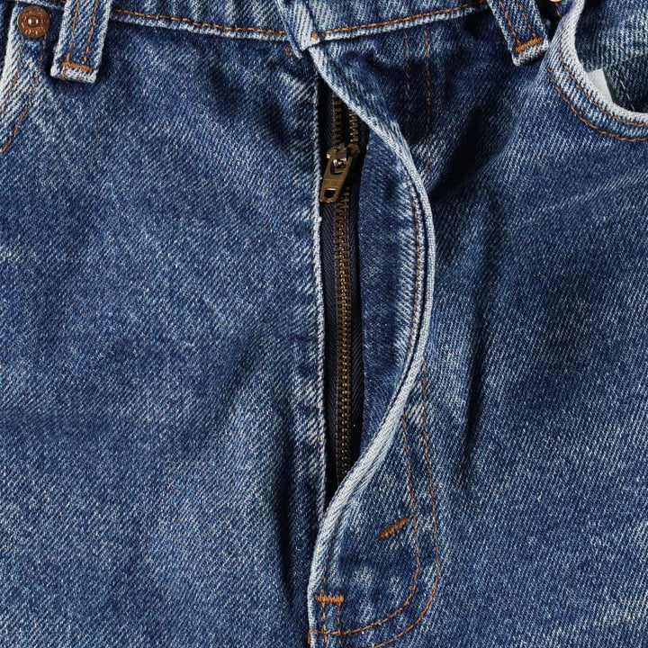 90'S Levi's 505-0216 Tapered Denim Pants, Made in USA, Men's, Size W33, Vintage cotton blue type Vintage Second Hand