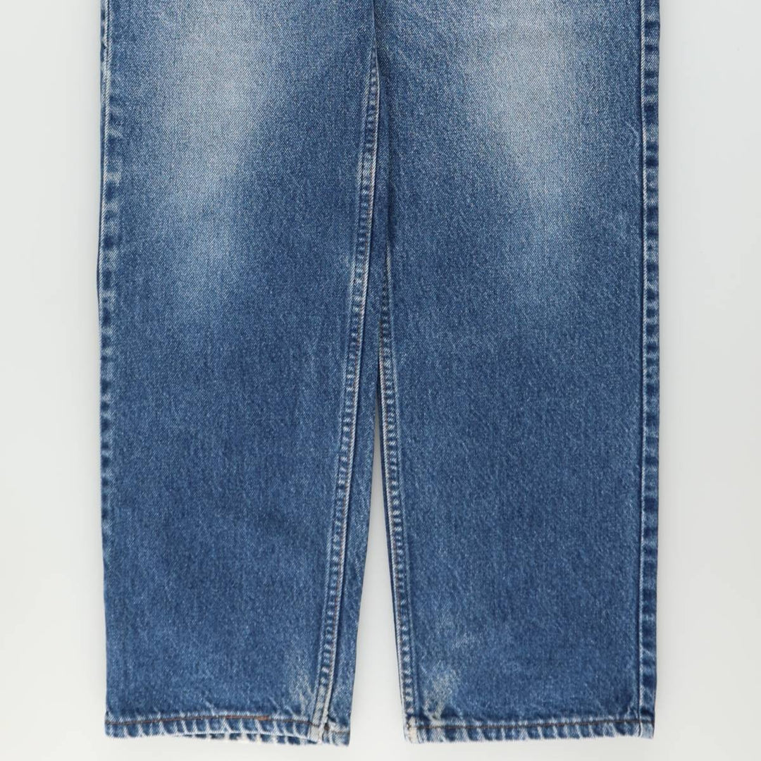 90'S Levi's 505-0216 Tapered Denim Pants, Made in USA, Men's, Size W33, Vintage cotton blue type Vintage Second Hand