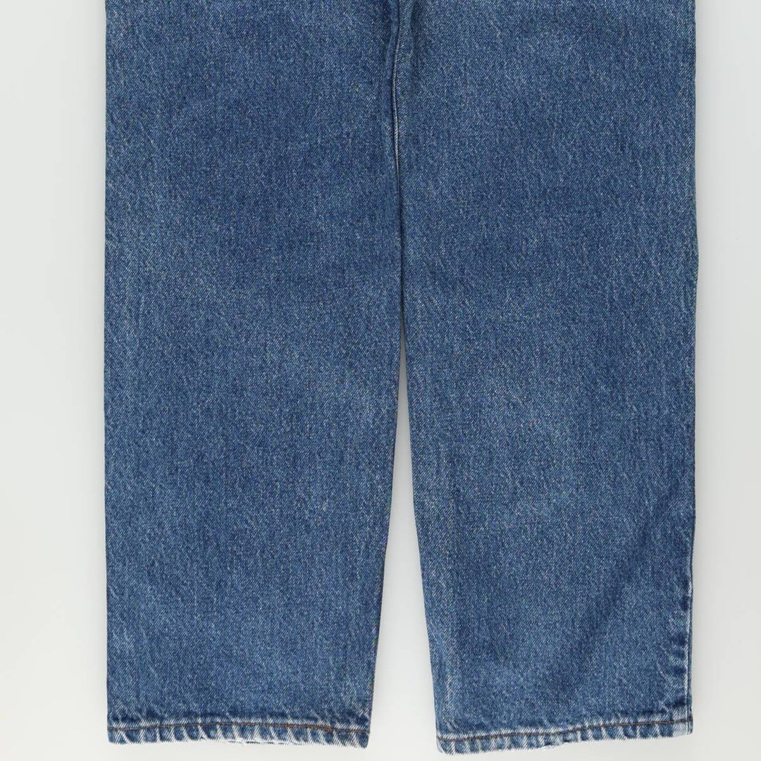 90'S Levi's 505-0216 Tapered Denim Pants, Made in USA, Men's, Size W33, Vintage cotton blue type Vintage Second Hand