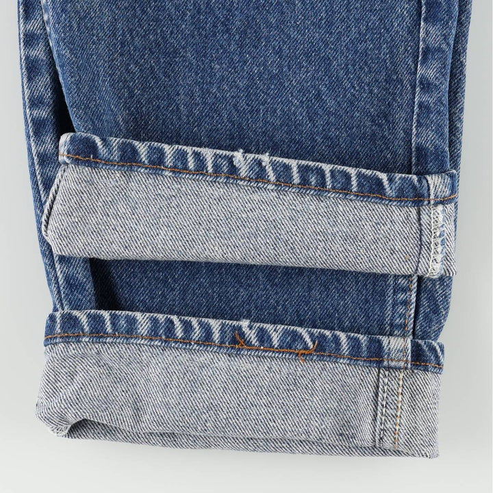 90'S Levi's 505-0216 Tapered Denim Pants, Made in USA, Men's, Size W33, Vintage cotton blue type Vintage Second Hand