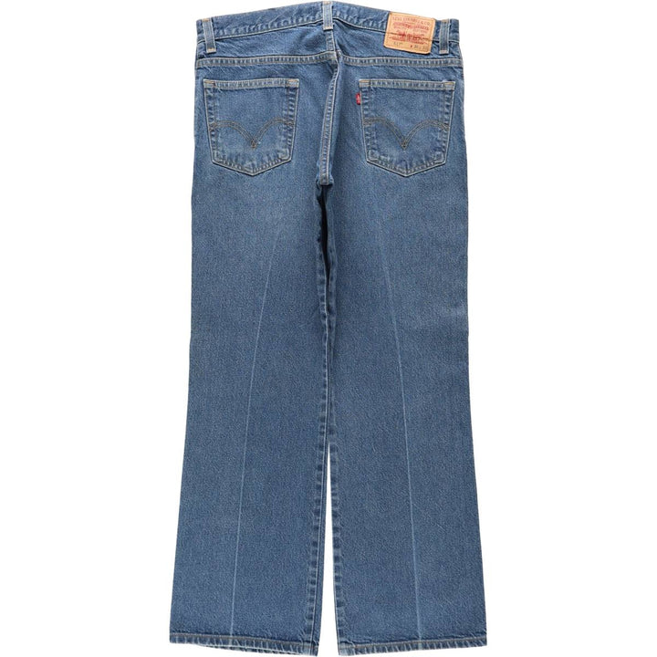 Levi's 517 Boot Cut Denim Pants, Men's, Size 36 cotton blue type Vintage Second Hand