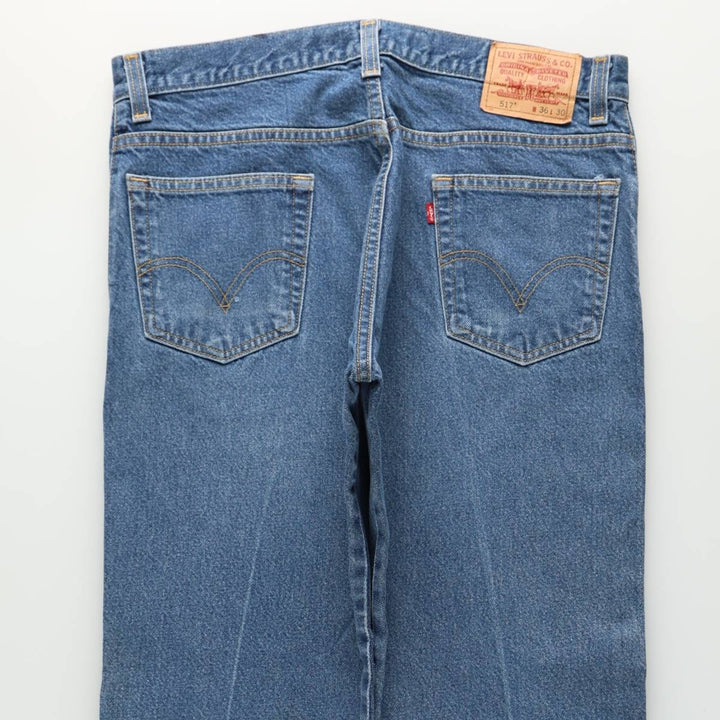 Levi's 517 Boot Cut Denim Pants, Men's, Size 36 cotton blue type Vintage Second Hand