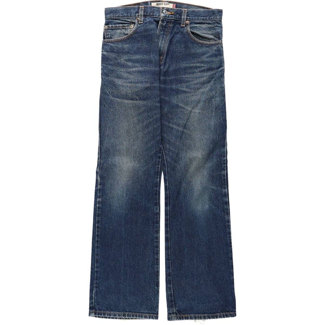 Levi's 517 BOOT CUT Bootcut denim pants for men, size w32 cotton blue type Vintage Second Hand