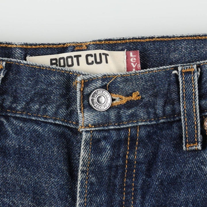 Levi's 517 BOOT CUT Bootcut denim pants for men, size w32 cotton blue type Vintage Second Hand