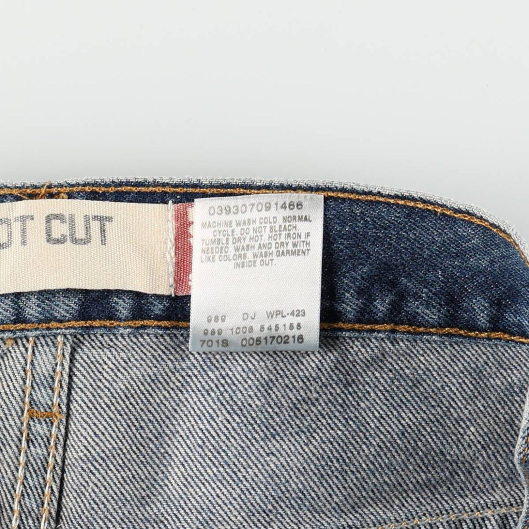 Levi's 517 BOOT CUT Bootcut denim pants for men, size w31 cotton blue type Vintage Second Hand