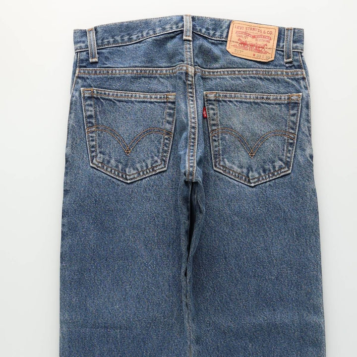 Levi's 517 BOOT CUT Bootcut denim pants for men, size w31 cotton blue type Vintage Second Hand