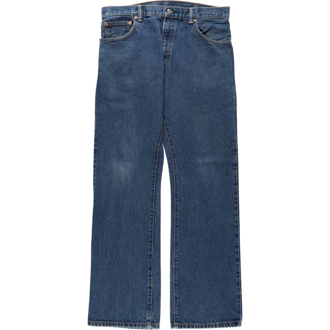 Levi's 517 Bootcut Denim Pants for Men, Size W34 cotton blue type Vintage Second Hand