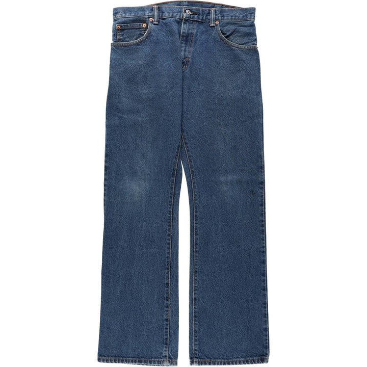 Levi's 517 Bootcut Denim Pants for Men, Size W34 cotton blue type Vintage Second Hand