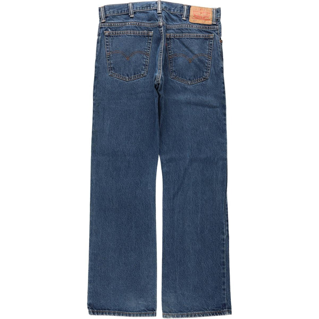 Levi's 517 Bootcut Denim Pants for Men, Size W34 cotton blue type Vintage Second Hand