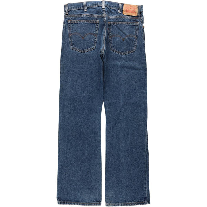 Levi's 517 Bootcut Denim Pants for Men, Size W34 cotton blue type Vintage Second Hand