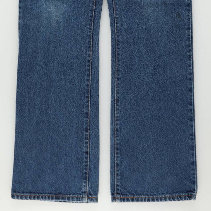 Levi's 517 Bootcut Denim Pants for Men, Size W34 cotton blue type Vintage Second Hand