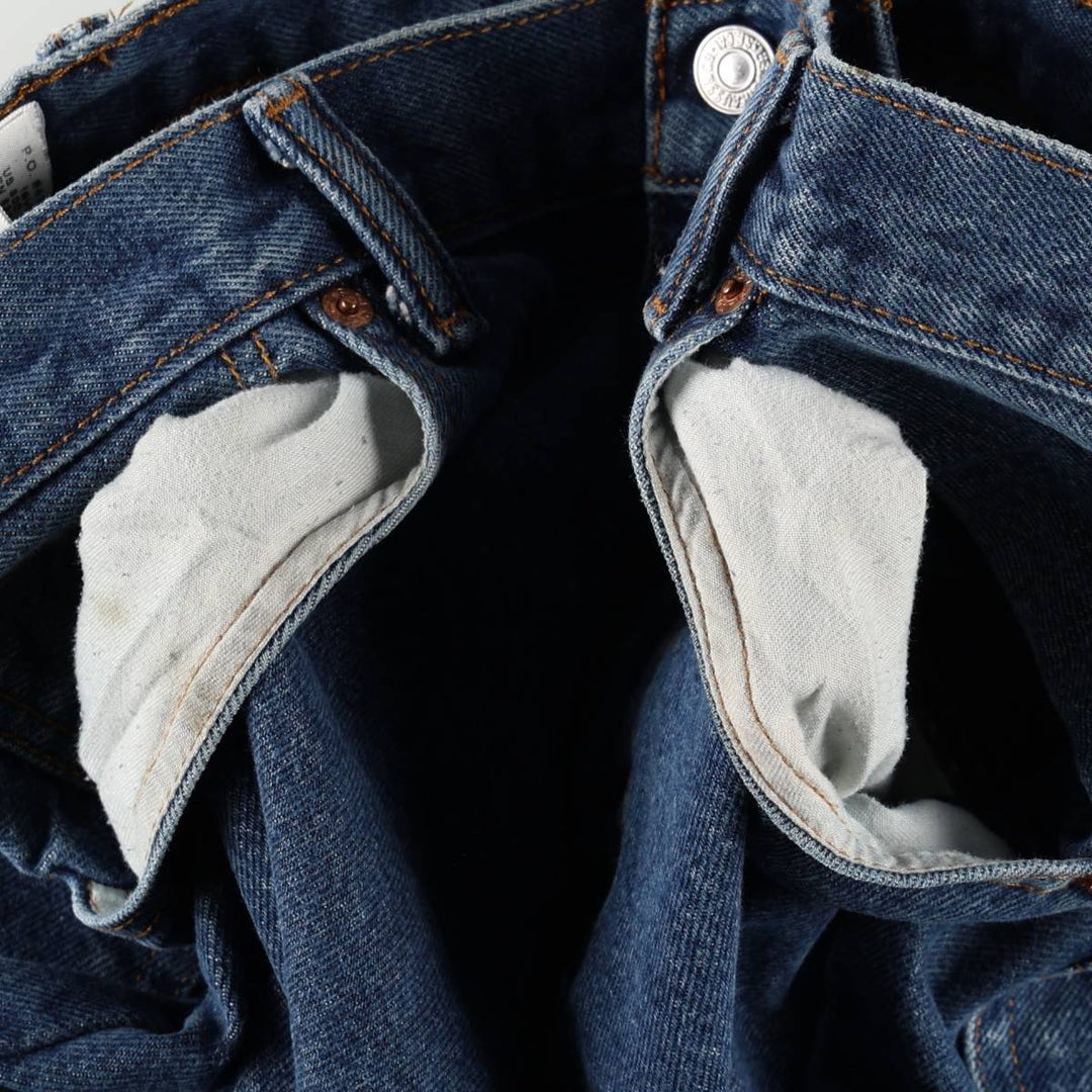 Levi's 517 Bootcut Denim Pants for Men, Size W34 cotton blue type Vintage Second Hand