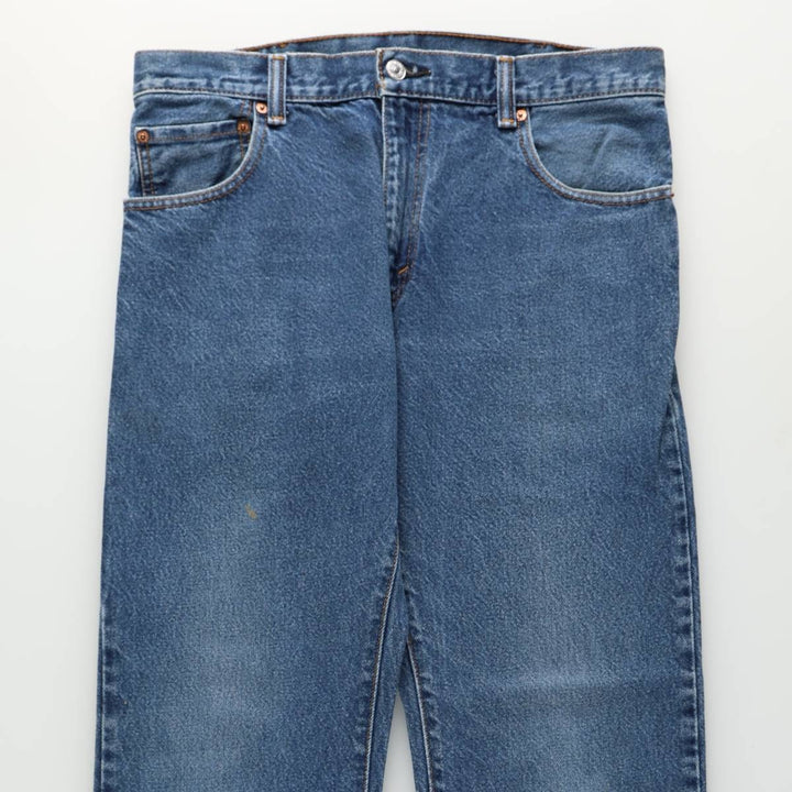 Levi's 517 Bootcut Denim Pants for Men, Size W34 cotton blue type Vintage Second Hand