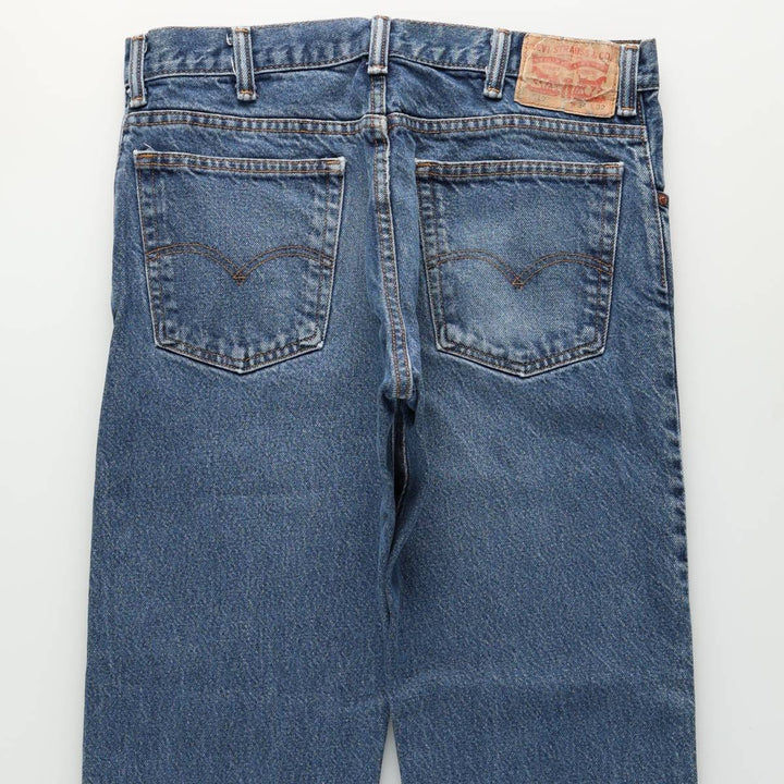 Levi's 517 Bootcut Denim Pants for Men, Size W34 cotton blue type Vintage Second Hand