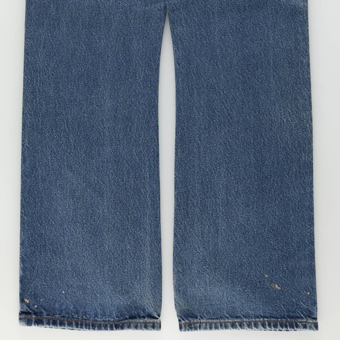 Levi's 517 Bootcut Denim Pants for Men, Size W34 cotton blue type Vintage Second Hand