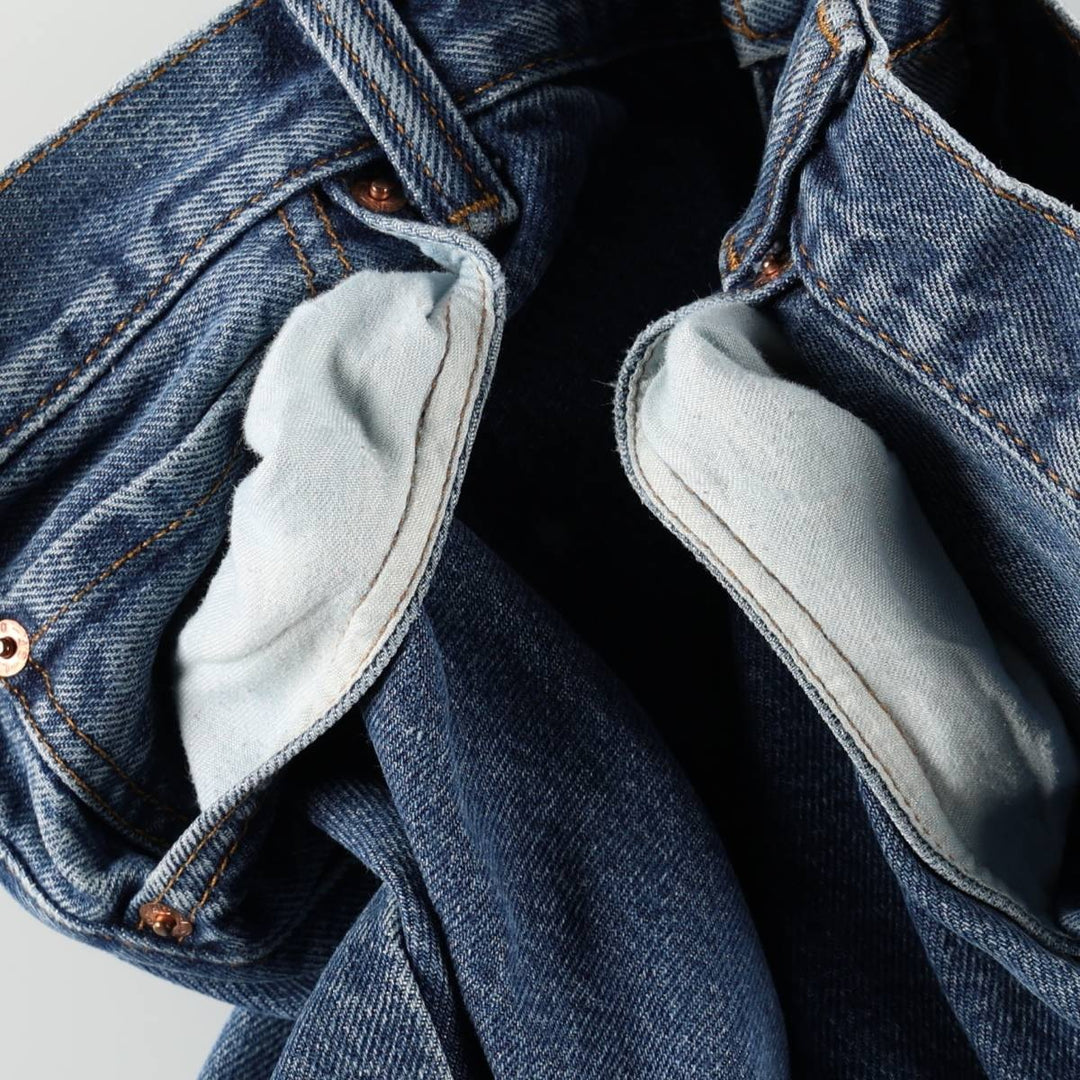 Levi's 517 Bootcut Denim Pants for Men, Size W34 cotton blue type Vintage Second Hand