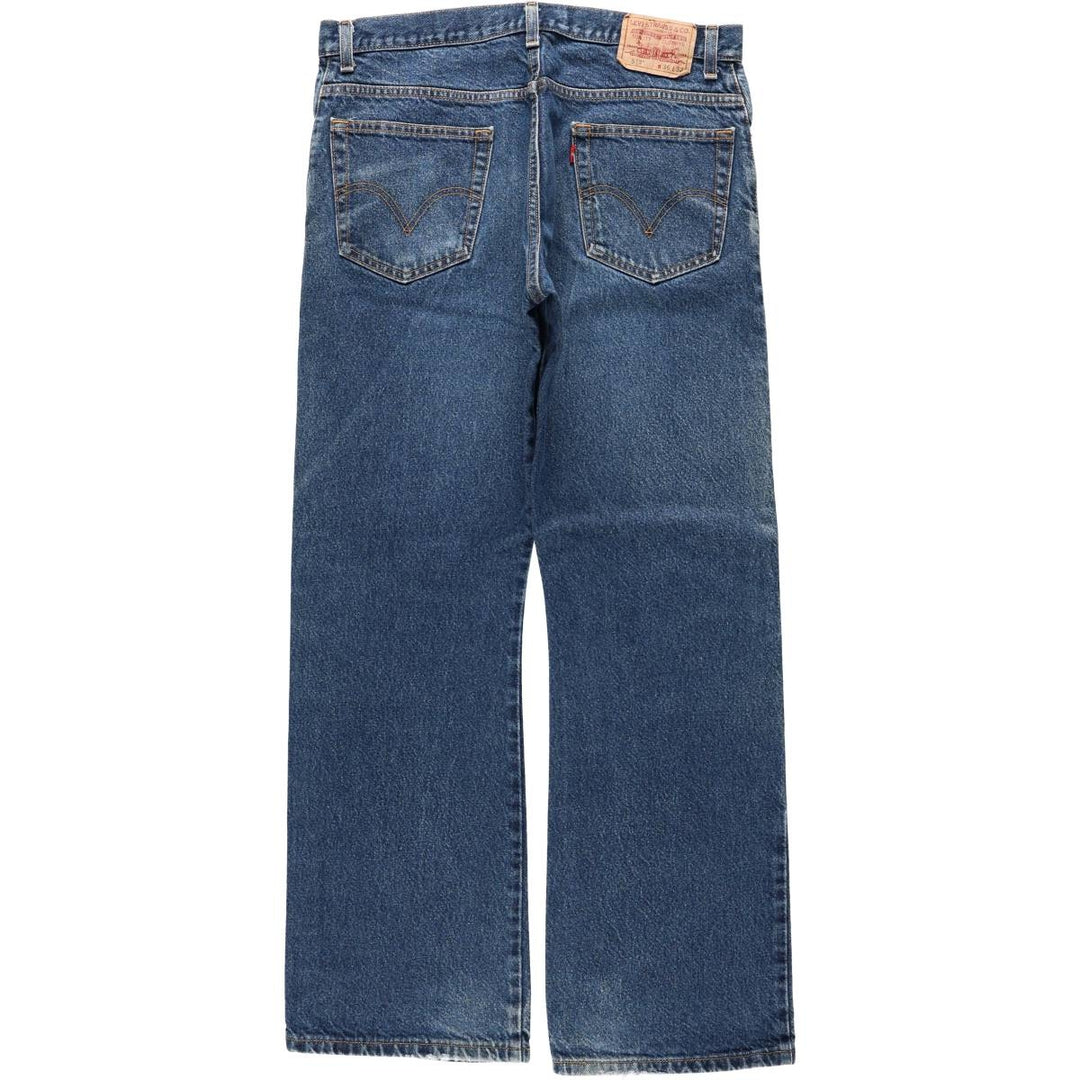 Levi's 517 Boot Cut Denim Pants, Men's, Size 36 cotton blue type Vintage Second Hand
