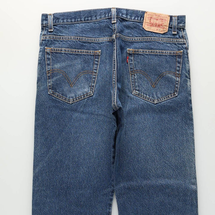 Levi's 517 Boot Cut Denim Pants, Men's, Size 36 cotton blue type Vintage Second Hand