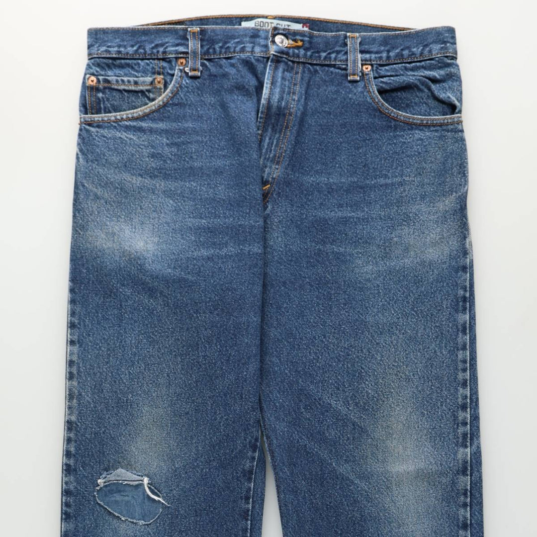 Levi's 517 Boot Cut Denim Pants, Men's, Size 36 cotton blue type Vintage Second Hand