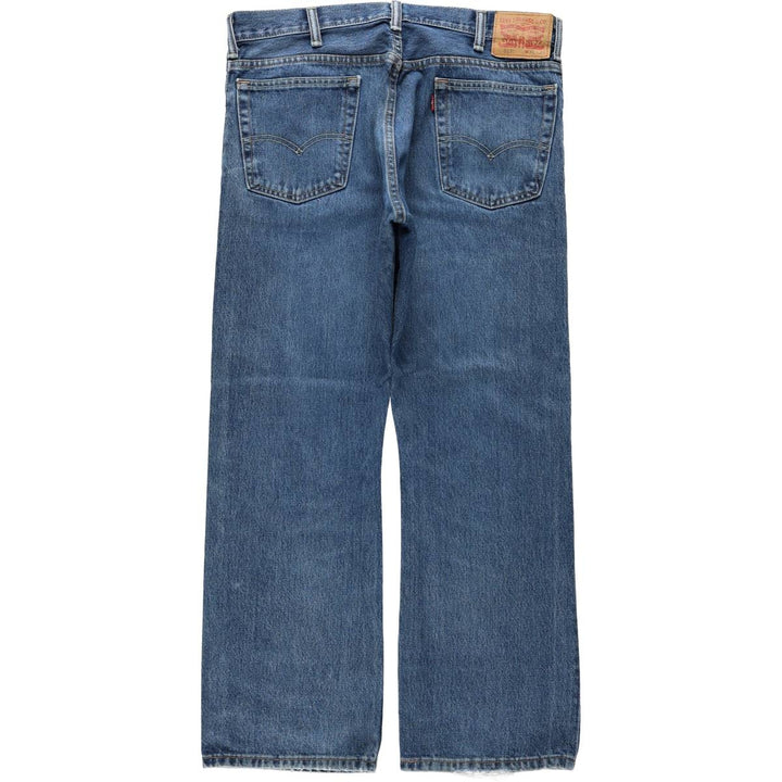 Levi's 517 Bootcut Denim Pants, Men's Size 37 cotton blue type Vintage Second Hand