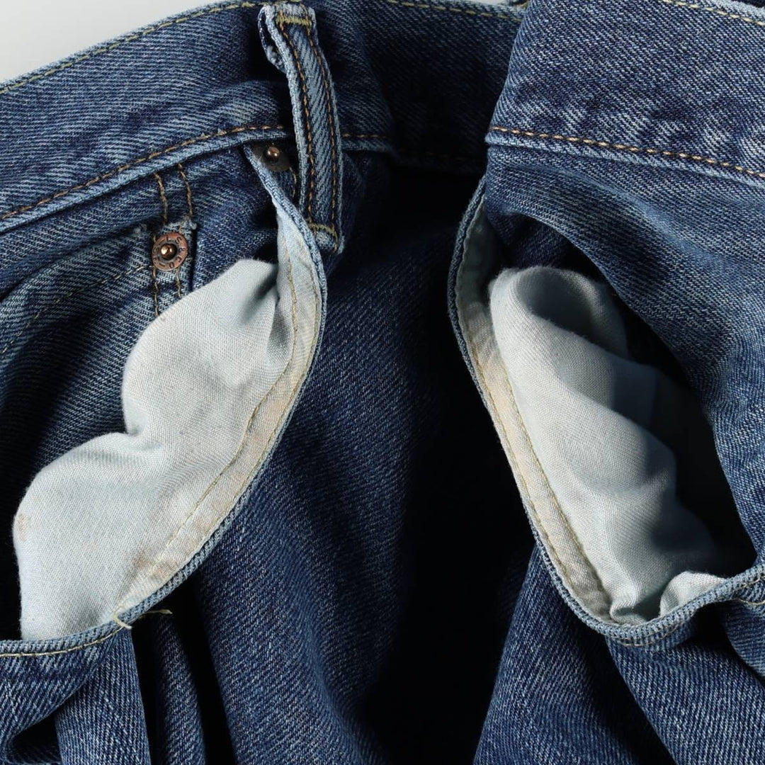 Levi's 517 Bootcut Denim Pants, Men's Size 37 cotton blue type Vintage Second Hand