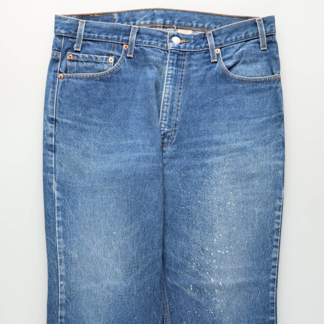 Levi's 517 Bootcut Denim Pants for Men, W36 unclear blue type Vintage Second Hand