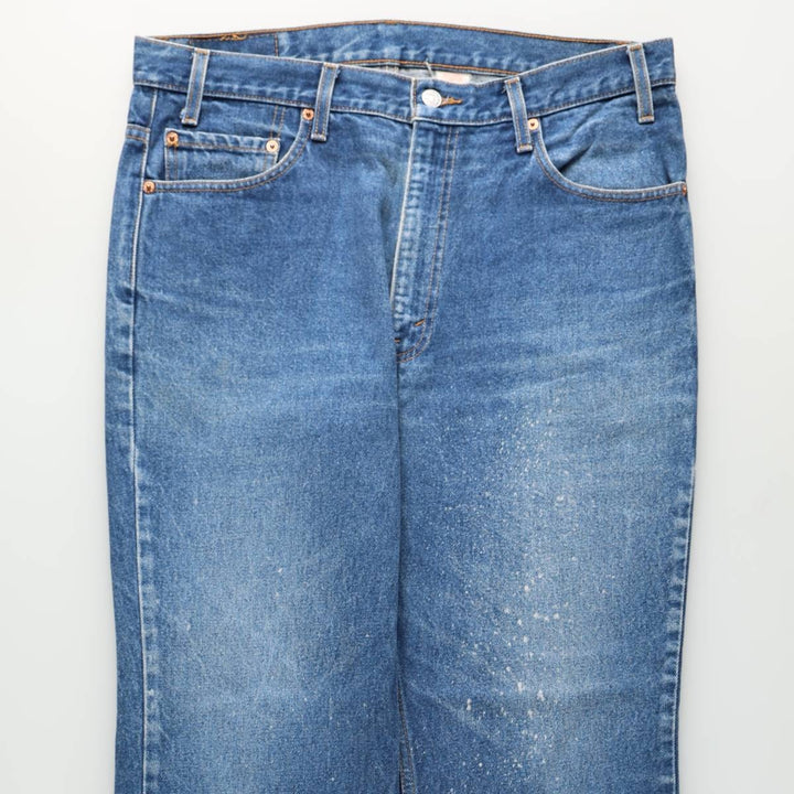 Levi's 517 Bootcut Denim Pants for Men, W36 unclear blue type Vintage Second Hand