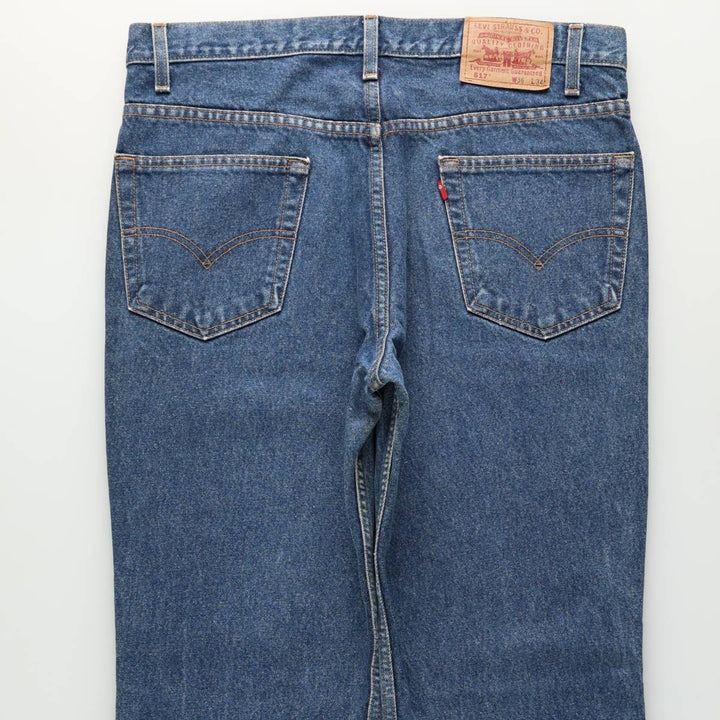 90'S Levi's 517-0216 Bootcut Denim Pants, Men's Size W36 (approx.), Vintage cotton blue type Vintage Second Hand