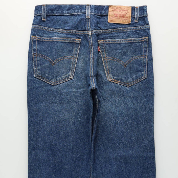 Levi's 517 BOOT CUT Bootcut denim pants for men, size w32 cotton blue type Vintage Second Hand