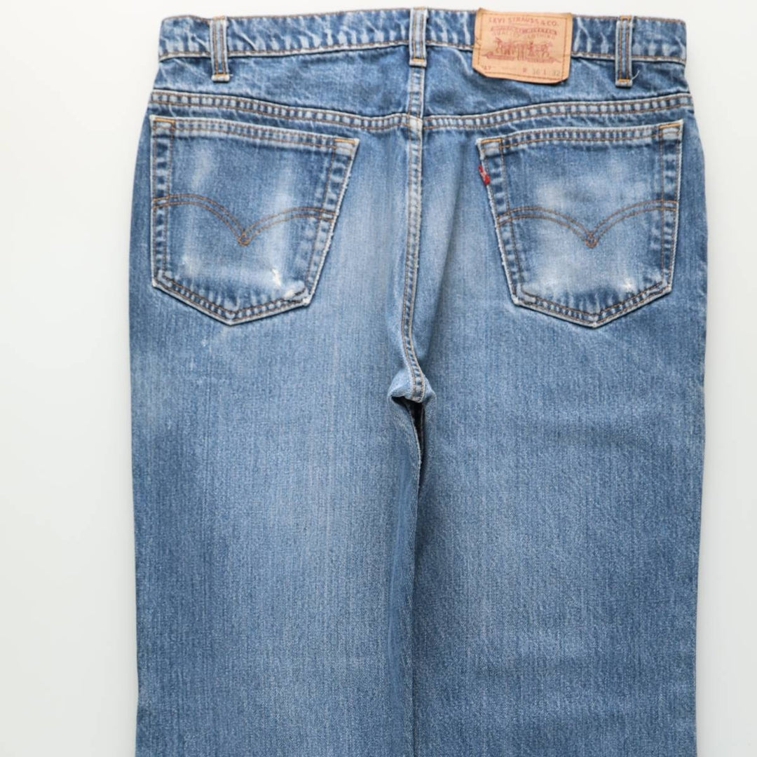 Levi's 517 BOOT CUT bootcut denim pants, made in Canada, men's size W36 (approx.). cotton blue type Vintage Second Hand