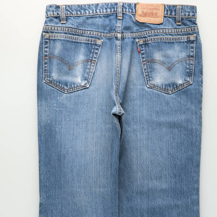 Levi's 517 BOOT CUT bootcut denim pants, made in Canada, men's size W36 (approx.). cotton blue type Vintage Second Hand