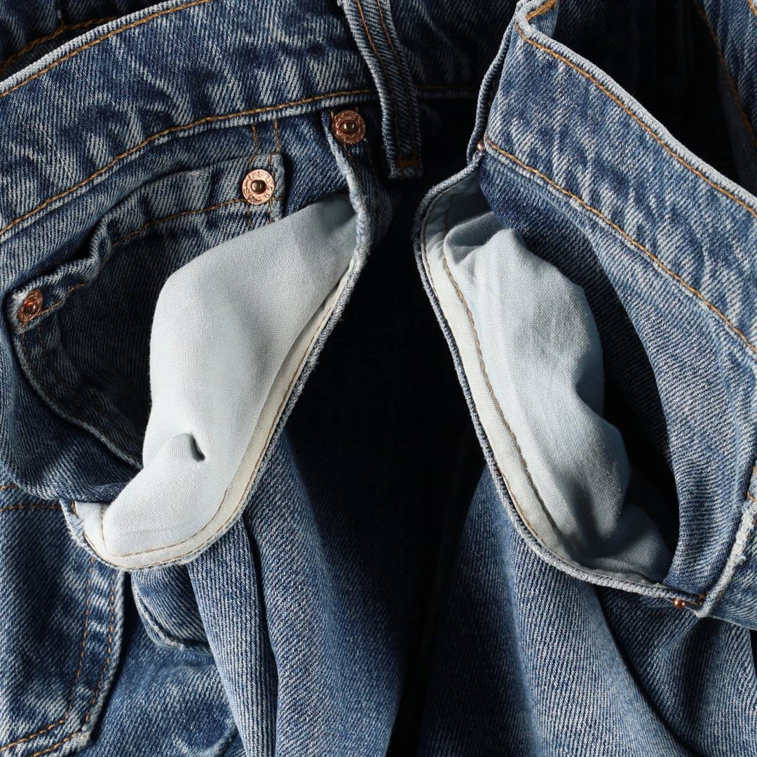 Levi's 517 BOOT CUT bootcut denim pants, made in Canada, men's size W36 (approx.). cotton blue type Vintage Second Hand