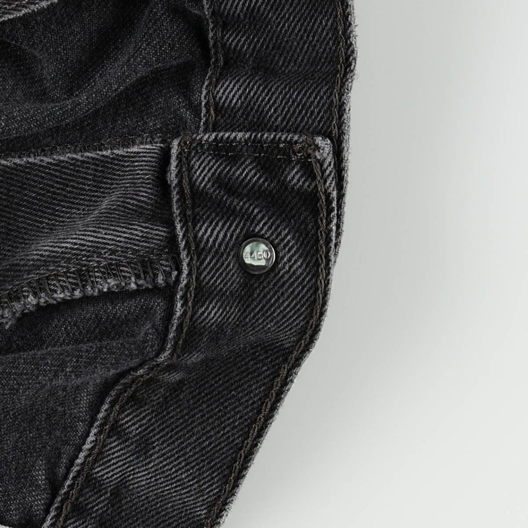 Levi's 517 Black Denim Bootcut Jeans, W36 L30 (Men's equivalent to W36) unclear black type Vintage Second Hand