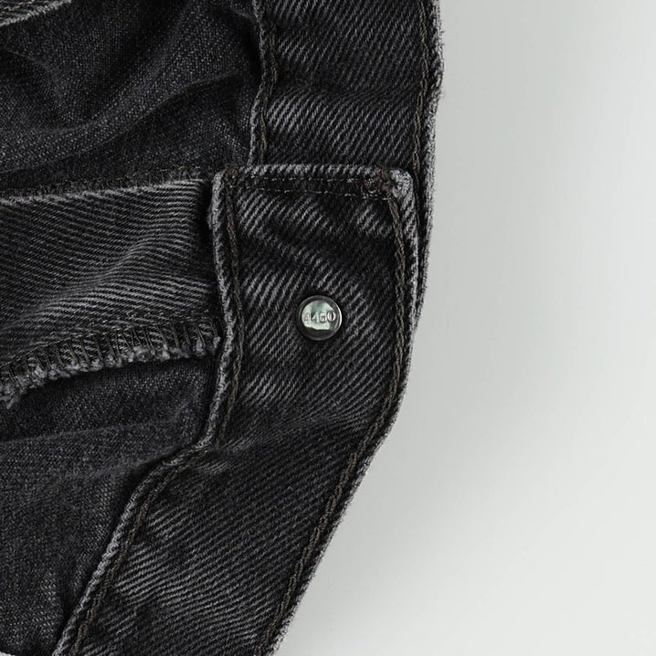 Levi's 517 Black Denim Bootcut Jeans, W36 L30 (Men's equivalent to W36) unclear black type Vintage Second Hand